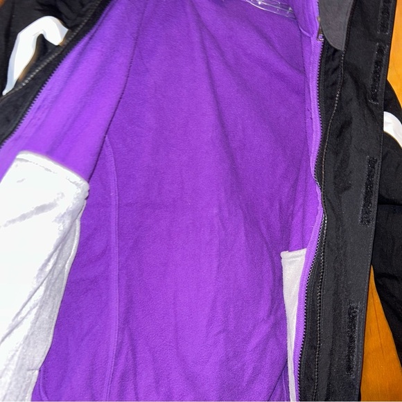 North face girls 3 in 1 tri-climate ski jacket coat size Medium 10/12 snow - Picture 6 of 7